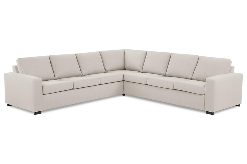 Crazy 6-istuttava Käännettävä L-muotoinen X-Large Kulmasohva Kankaalla - Beige - Huonekalut - Sohva - Kulmasohva