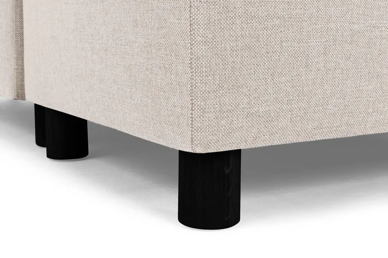 Crazy 6-istuttava Käännettävä L-muotoinen X-Large Kulmasohva Kankaalla - Beige - Huonekalut - Sohva - Kulmasohva