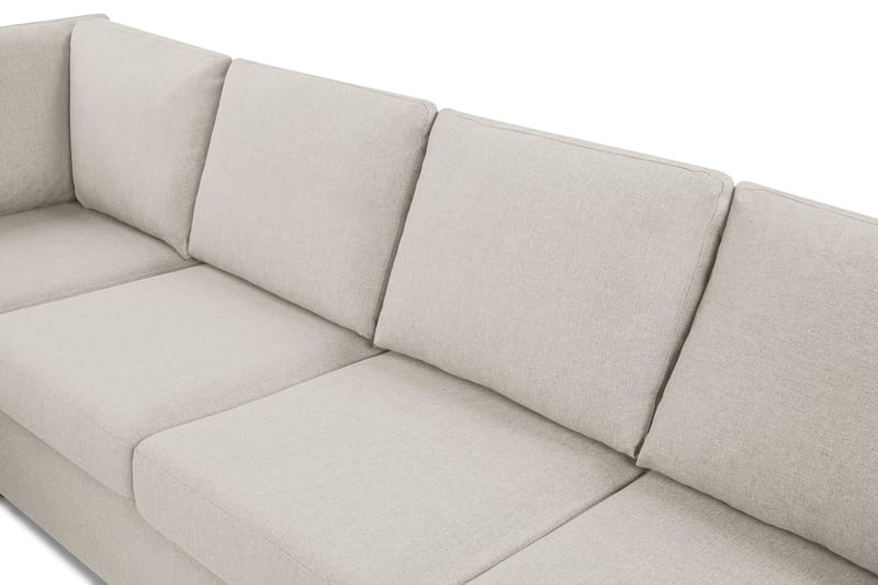 Crazy 6-istuttava Käännettävä L-muotoinen X-Large Kulmasohva Kankaalla - Beige - Huonekalut - Sohva - Kulmasohva