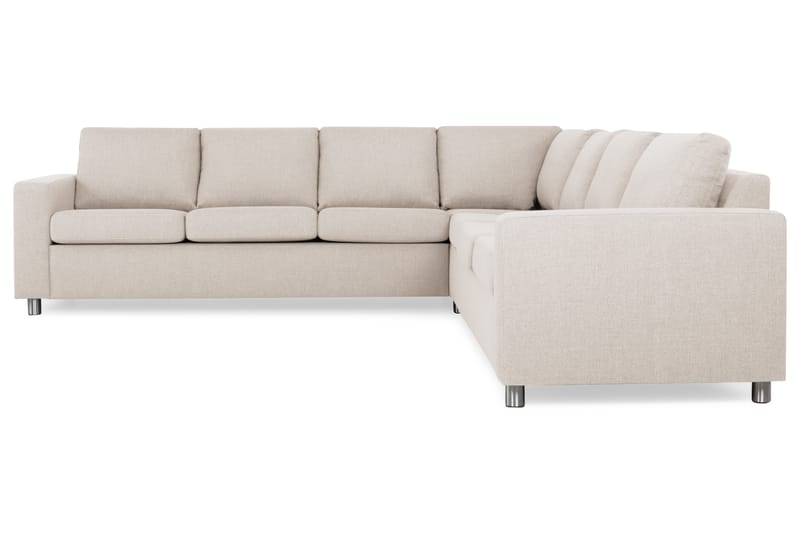 Crazy 6-istuttava Käännettävä L-muotoinen X-Large Kulmasohva Kankaalla - Beige - Huonekalut - Sohva - Kulmasohva