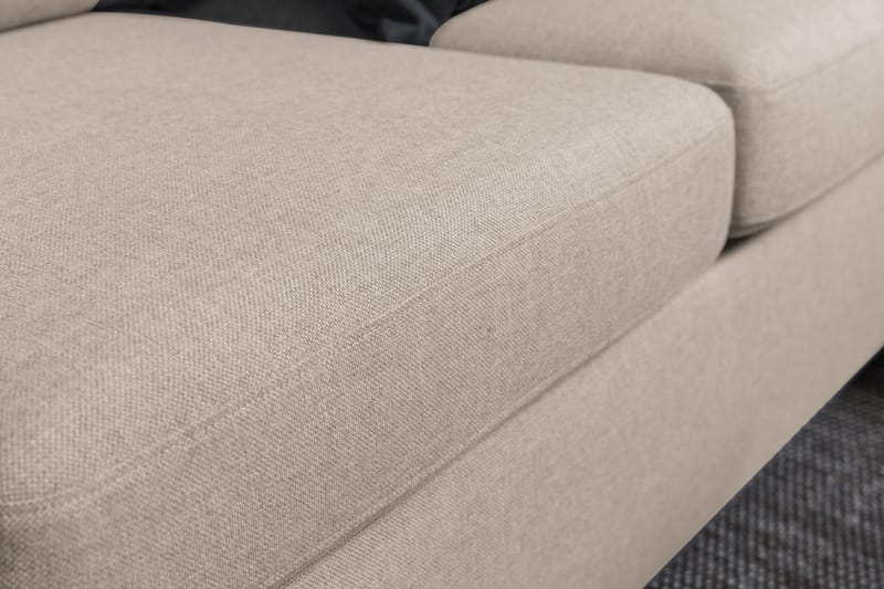 Crazy 6-istuttava Käännettävä L-muotoinen X-Large Kulmasohva Kankaalla - Beige - Huonekalut - Sohva - Kulmasohva