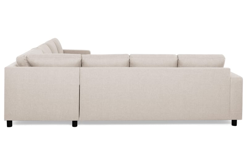 Crazy 6-istuttava Käännettävä L-muotoinen X-Large Kulmasohva Kankaalla - Beige - Huonekalut - Sohva - Kulmasohva