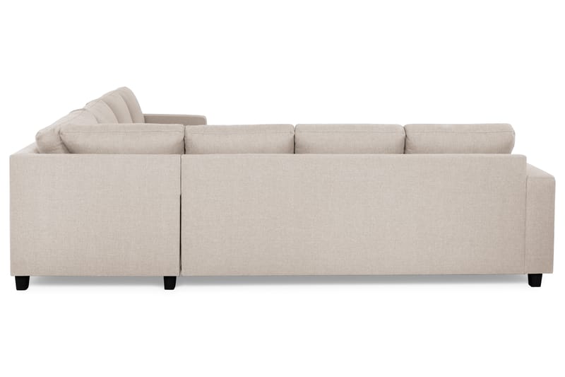 Crazy 6-istuttava Käännettävä L-muotoinen X-Large Kulmasohva Kankaalla - Beige - Huonekalut - Sohva - Kulmasohva