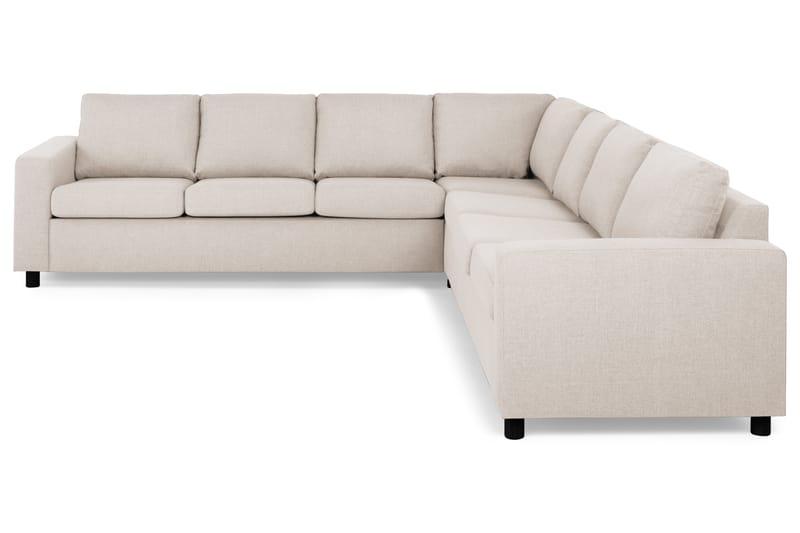 Crazy 6-istuttava Käännettävä L-muotoinen X-Large Kulmasohva Kankaalla - Beige - Huonekalut - Sohva - Kulmasohva