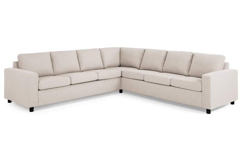Crazy 6-istuttava Käännettävä L-muotoinen X-Large Kulmasohva Kankaalla - Beige - Huonekalut - Sohva - Kulmasohva