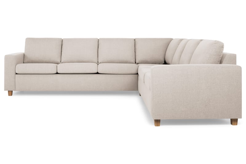 Crazy 6-istuttava Käännettävä L-muotoinen X-Large Kulmasohva Kankaalla - Beige - Huonekalut - Sohva - Kulmasohva