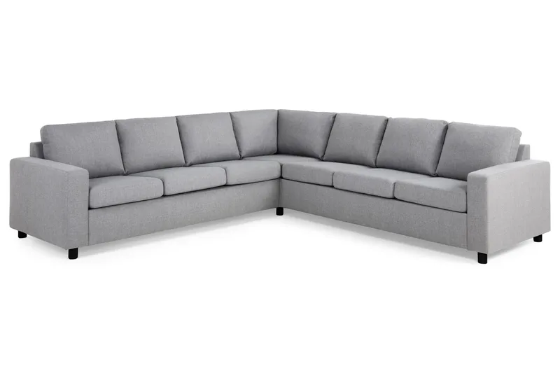 Crazy 6-istuttava Käännettävä L-muotoinen X-Large Kulmasohva Kankaalla - Harmaa - Huonekalut - Sohva - Kulmasohva