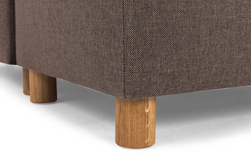 Crazy 6-istuttava Käännettävä L-muotoinen X-Large Kulmasohva Kankaalla - Ruskea - Huonekalut - Sohva - Kulmasohva