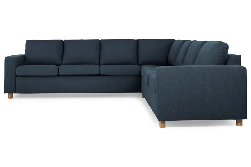 Crazy 6-istuttava Käännettävä L-muotoinen X-Large Kulmasohva Kankaalla - Sininen - Huonekalut - Sohva - Kulmasohva