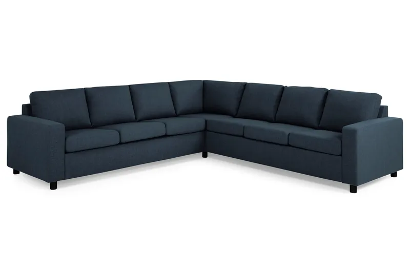 Crazy 6-istuttava Käännettävä L-muotoinen X-Large Kulmasohva Kankaalla - Sininen - Huonekalut - Sohva - Kulmasohva