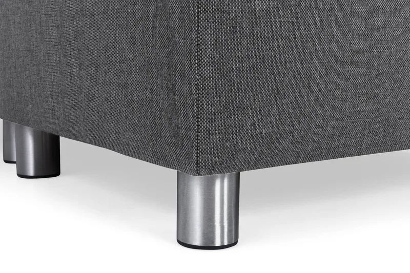 Crazy 6-istuttava Käännettävä L-muotoinen X-Large Kulmasohva Kankaalla - Tummanharmaa - Huonekalut - Sohva - Kulmasohva