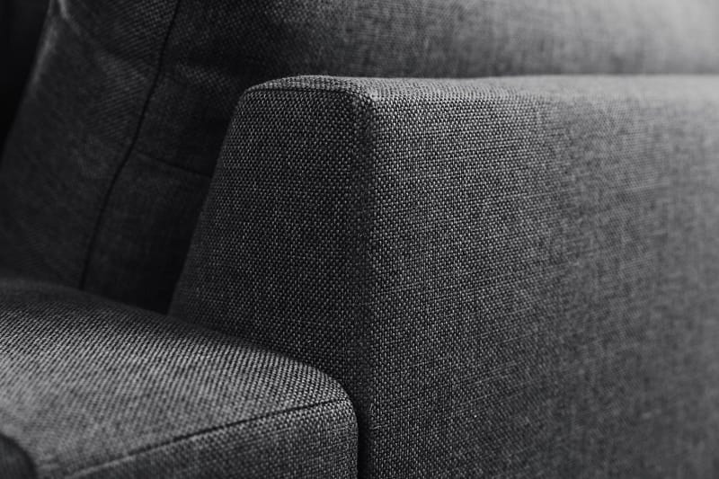 Crazy 6-istuttava Käännettävä L-muotoinen X-Large Kulmasohva Kankaalla - Tummanharmaa - Huonekalut - Sohva - Kulmasohva