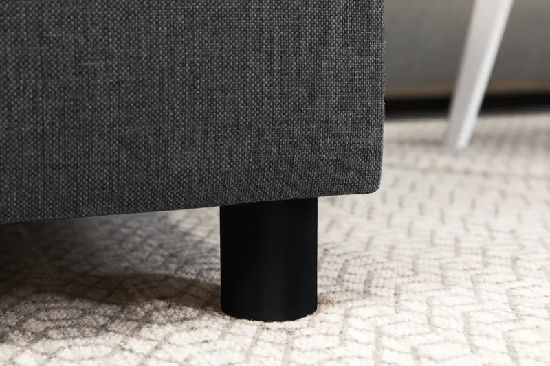 Crazy 6-istuttava Käännettävä L-muotoinen X-Large Kulmasohva Kankaalla - Tummanharmaa - Huonekalut - Sohva - Kulmasohva