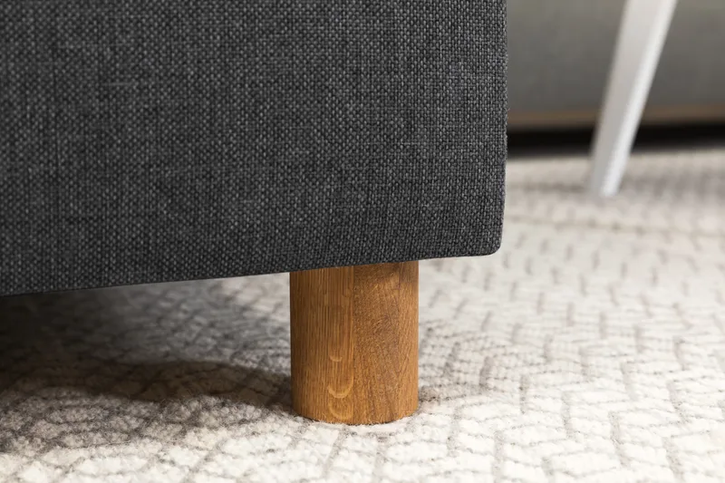 Crazy 6-istuttava Käännettävä L-muotoinen X-Large Kulmasohva Kankaalla - Tummanharmaa - Huonekalut - Sohva - Kulmasohva