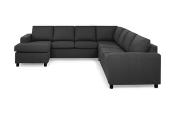 Crazy 6-istuttava Vasenkätinen U-muotoinen Large Kulmasohva Divaanilla Kankaalla