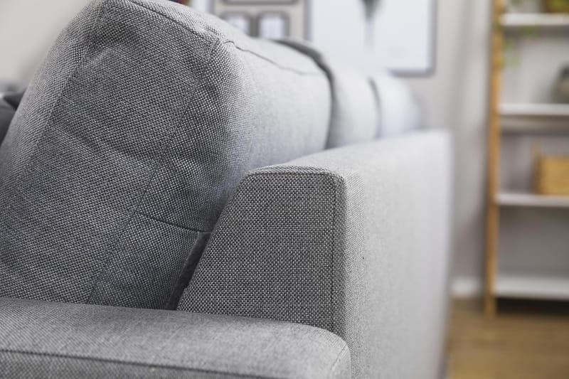 Crazy 6-istuttava Vasenkätinen U-muotoinen Large Kulmasohva Divaanilla Kankaalla - Harmaa - Huonekalut - Sohva - Kulmasohva - Kulmadivaanisohva