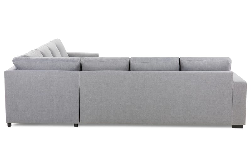 Crazy 6-istuttava Vasenkätinen U-muotoinen Large Kulmasohva Divaanilla Kankaalla - Harmaa - Huonekalut - Sohva - Kulmasohva - Kulmadivaanisohva
