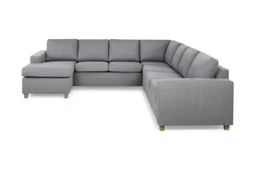 Crazy 6-istuttava Vasenkätinen U-muotoinen Large Kulmasohva Divaanilla Kankaalla