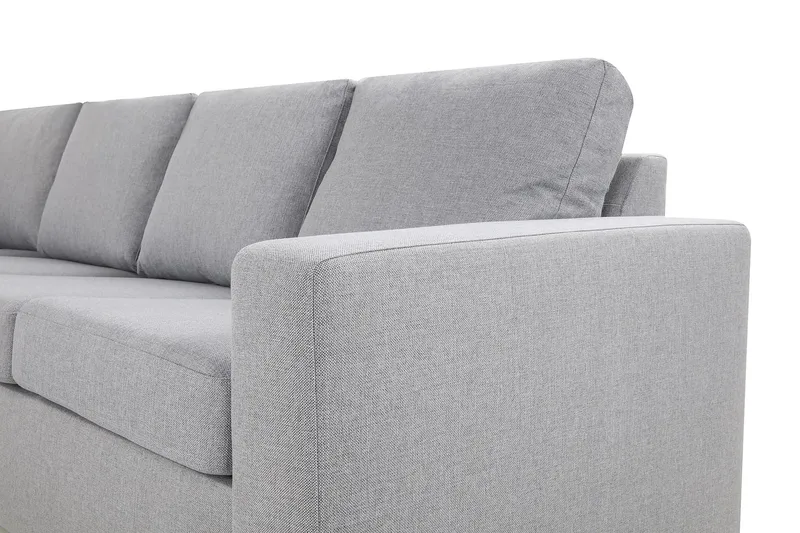 Crazy 6-istuttava Vasenkätinen U-muotoinen Large Kulmasohva Divaanilla Kankaalla - Harmaa - Huonekalut - Sohva - Kulmasohva - Kulmadivaanisohva