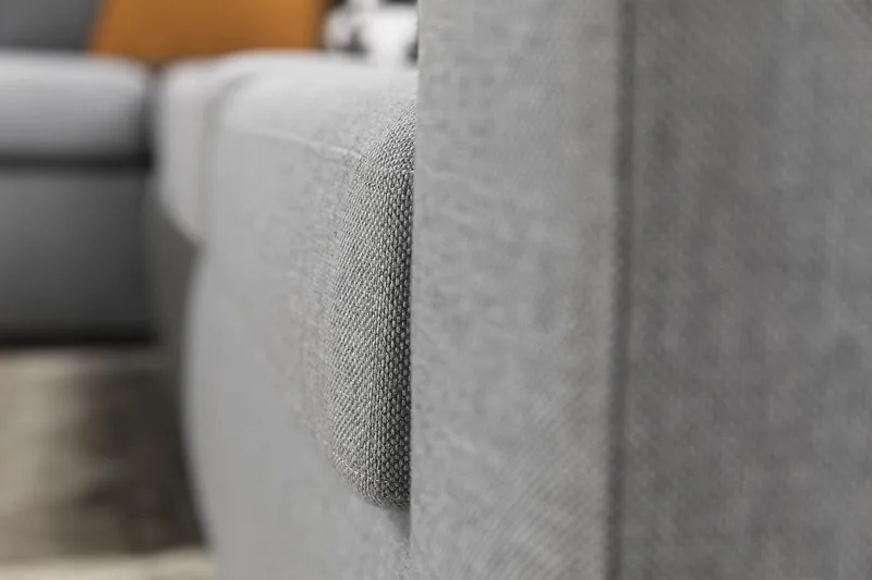 Crazy 6-istuttava Vasenkätinen U-muotoinen Large Kulmasohva Divaanilla Kankaalla - Harmaa - Huonekalut - Sohva - Kulmasohva - Kulmadivaanisohva