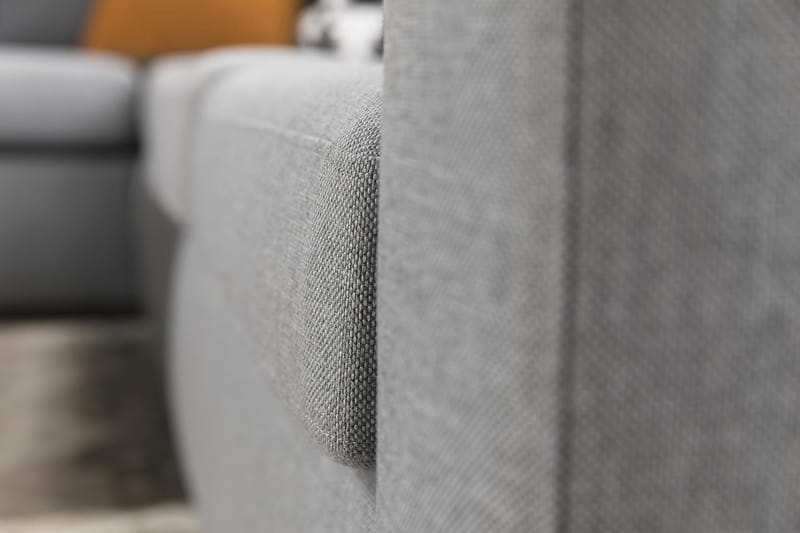 Crazy 6-istuttava Vasenkätinen U-muotoinen Large Kulmasohva Divaanilla Kankaalla - Harmaa - Huonekalut - Sohva - Kulmasohva - Kulmadivaanisohva