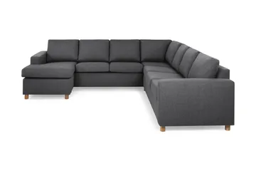 Crazy 6-istuttava Vasenkätinen U-muotoinen Large Kulmasohva Divaanilla Kankaalla