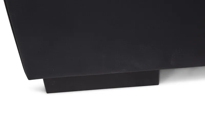 Crazy 6-istuttava Vasenkätinen U-muotoinen Large Kulmasohva Divaanilla Keinonahkalla - Musta - Huonekalut - Sohva - Kulmasohva - Kulmadivaanisohva