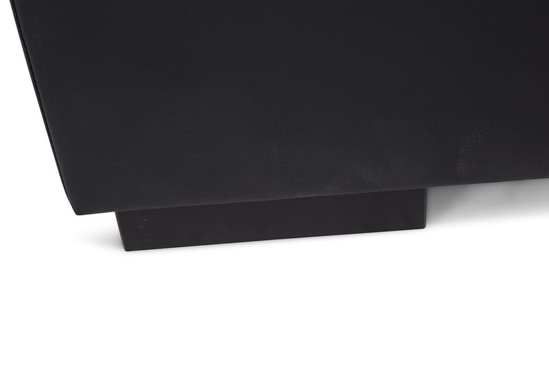 Crazy 6-istuttava Vasenkätinen U-muotoinen Large Kulmasohva Divaanilla Keinonahkalla - Musta - Huonekalut - Sohva - Kulmasohva - Kulmadivaanisohva