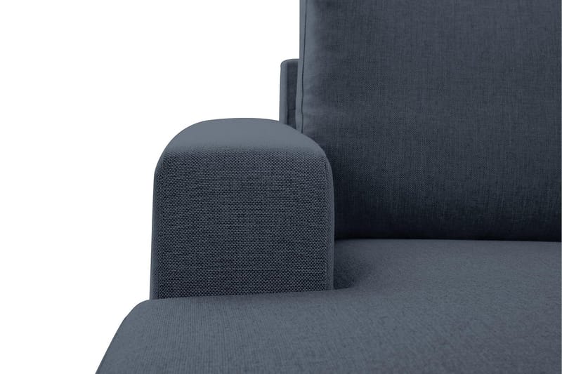 Crazy 6-istuttava Vasenkätinen U-muotoinen X-Large Kulmasohva Divaanilla Kankaalla - Sininen - Huonekalut - Sohva - Kulmasohva - Kulmadivaanisohva