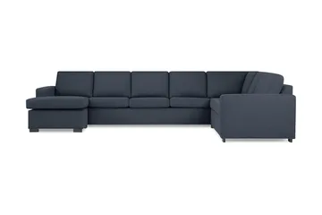 Crazy 6-istuttava Vasenkätinen U-muotoinen X-Large Kulmasohva Divaanilla Kankaalla