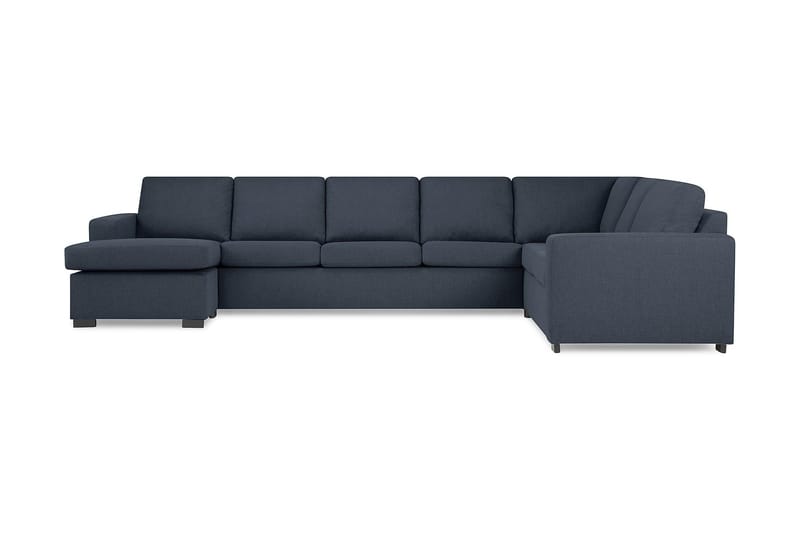 Crazy 6-istuttava Vasenkätinen U-muotoinen X-Large Kulmasohva Divaanilla Kankaalla - Sininen - Huonekalut - Sohva - Kulmasohva - Kulmadivaanisohva