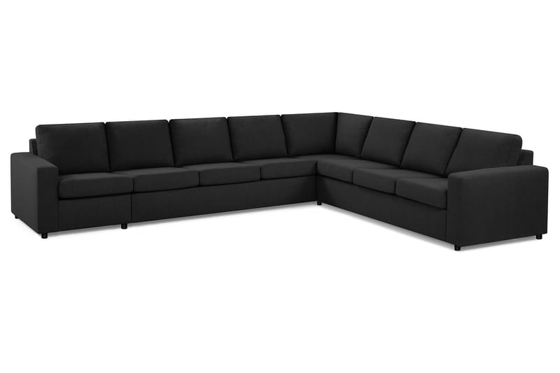 Crazy 7-istuttava Käännettävä L-muotoinen XX-Large Kulmasohva Kankaalla - Antrasiitti - Huonekalut - Sohva - Kulmasohva