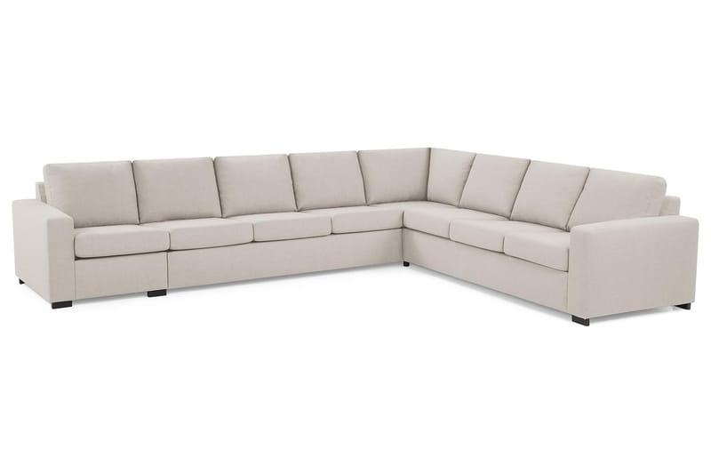 Crazy 7-istuttava Käännettävä L-muotoinen XX-Large Kulmasohva Kankaalla - Beige - Huonekalut - Sohva - Kulmasohva