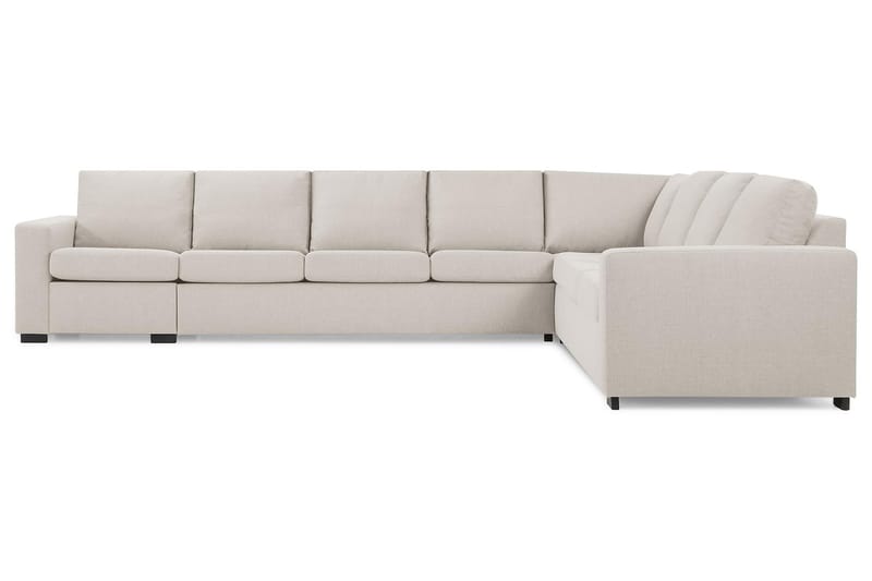 Crazy 7-istuttava Käännettävä L-muotoinen XX-Large Kulmasohva Kankaalla - Beige - Huonekalut - Sohva - Kulmasohva
