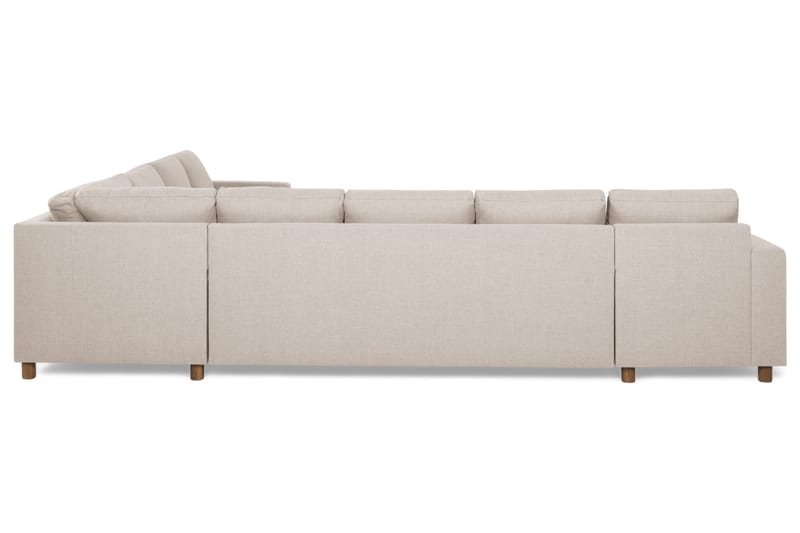 Crazy 7-istuttava Käännettävä L-muotoinen XX-Large Kulmasohva Kankaalla - Beige - Huonekalut - Sohva - Kulmasohva