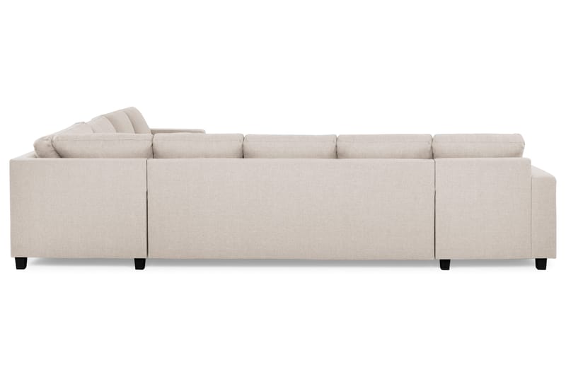 Crazy 7-istuttava Käännettävä L-muotoinen XX-Large Kulmasohva Kankaalla - Beige - Huonekalut - Sohva - Kulmasohva