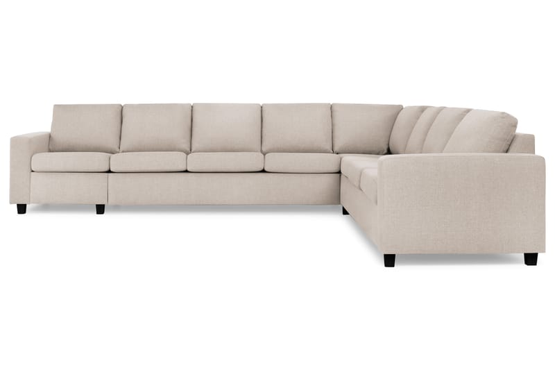Crazy 7-istuttava Käännettävä L-muotoinen XX-Large Kulmasohva Kankaalla - Beige - Huonekalut - Sohva - Kulmasohva