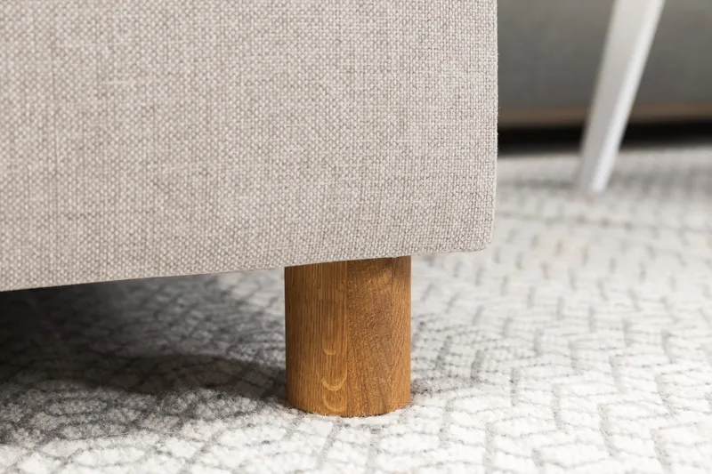 Crazy 7-istuttava Käännettävä L-muotoinen XX-Large Kulmasohva Kankaalla - Beige - Huonekalut - Sohva - Kulmasohva