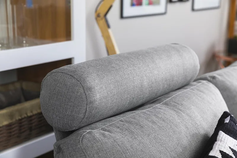 Crazy 7-istuttava Käännettävä L-muotoinen XX-Large Kulmasohva Kankaalla - Harmaa - Huonekalut - Sohva - Kulmasohva