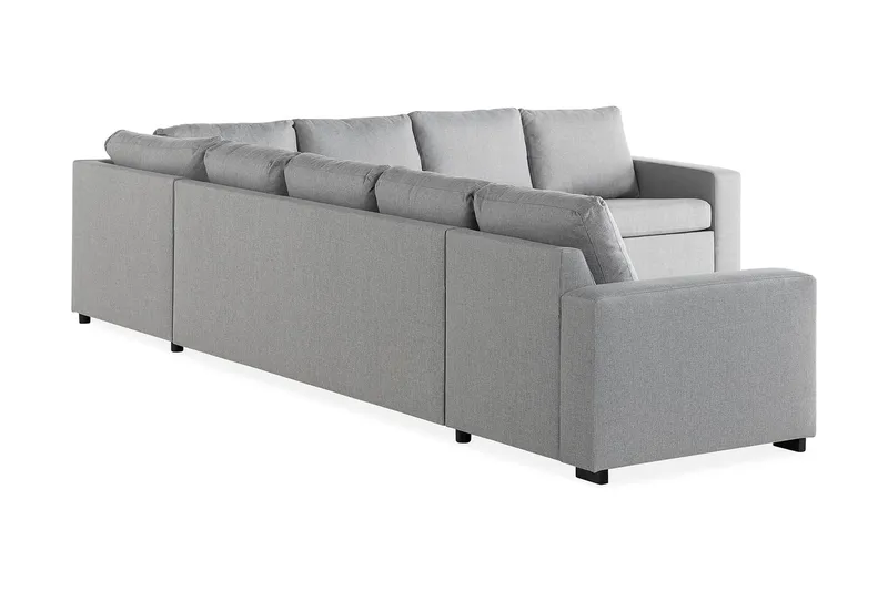 Crazy 7-istuttava Käännettävä L-muotoinen XX-Large Kulmasohva Kankaalla - Harmaa - Huonekalut - Sohva - Kulmasohva