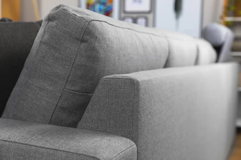 Crazy 7-istuttava Käännettävä L-muotoinen XX-Large Kulmasohva Kankaalla - Harmaa - Huonekalut - Sohva - Kulmasohva