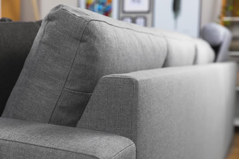 Crazy 7-istuttava Käännettävä L-muotoinen XX-Large Kulmasohva Kankaalla - Harmaa - Huonekalut - Sohva - Kulmasohva