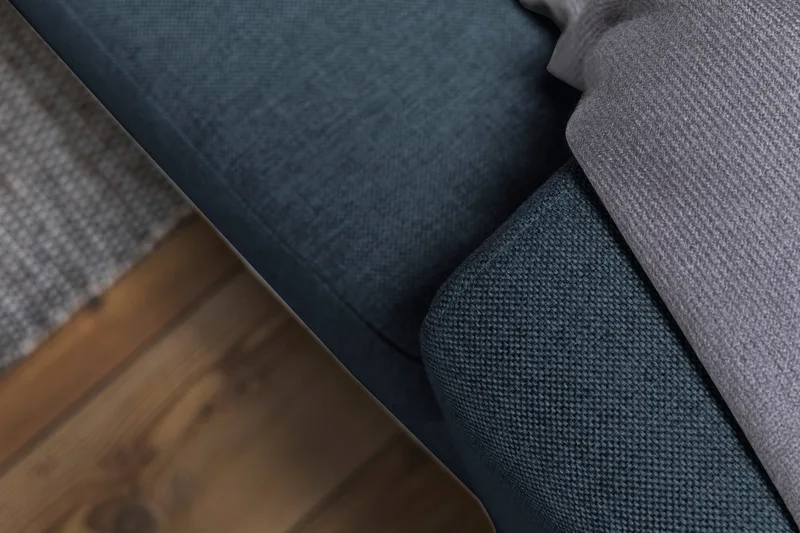 Crazy 7-istuttava Käännettävä L-muotoinen XX-Large Kulmasohva Kankaalla - Sininen - Huonekalut - Sohva - Kulmasohva