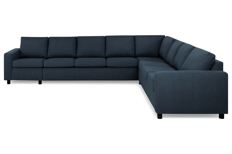 Crazy 7-istuttava Käännettävä L-muotoinen XX-Large Kulmasohva Kankaalla - Sininen - Huonekalut - Sohva - Kulmasohva