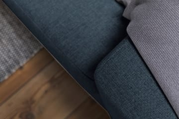 Crazy 7-istuttava Käännettävä L-muotoinen XX-Large Kulmasohva Kankaalla - Sininen - Huonekalut - Sohva - Kulmasohva