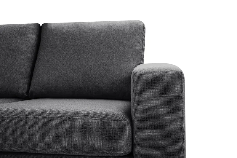 Crazy 7-istuttava Käännettävä L-muotoinen XX-Large Kulmasohva Kankaalla - Tummanharmaa - Huonekalut - Sohva - Kulmasohva