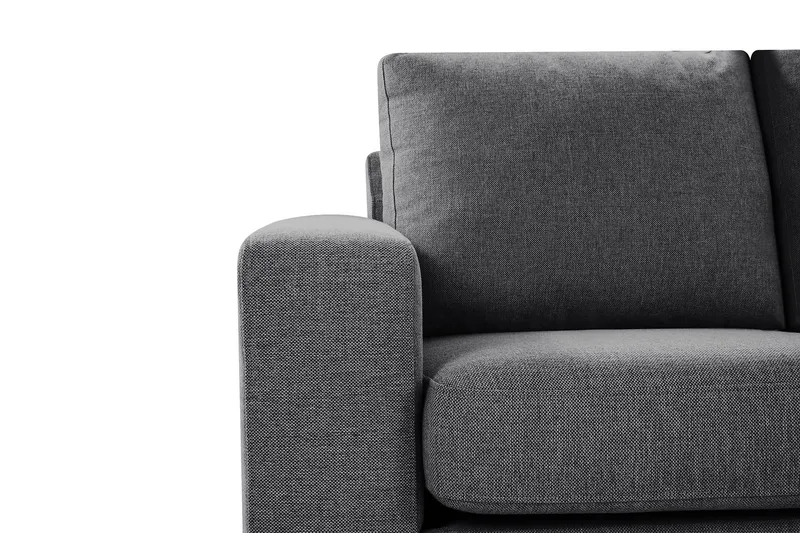 Crazy 7-istuttava Käännettävä L-muotoinen XX-Large Kulmasohva Kankaalla - Tummanharmaa - Huonekalut - Sohva - Kulmasohva