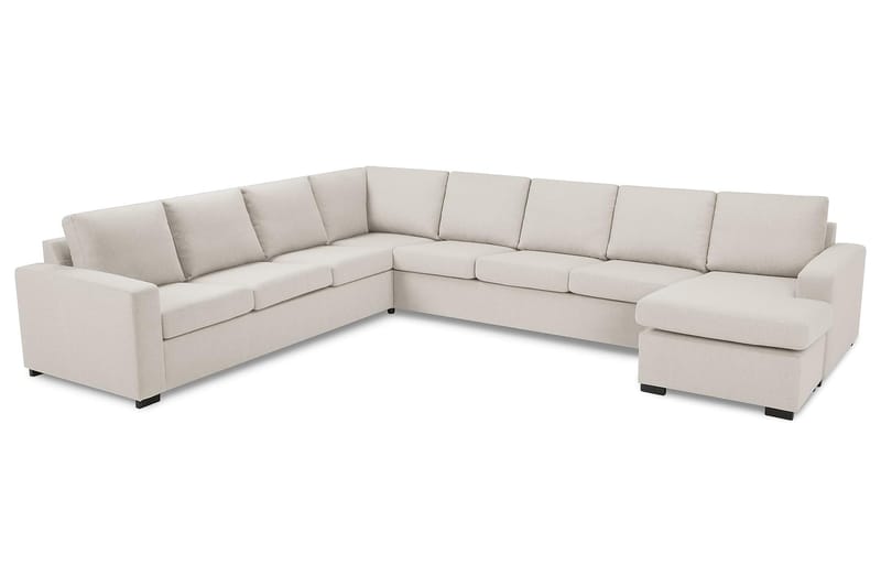 Crazy 7-istuttava Käännettävä U-muotoinen XX-Large Kulmasohva Divaanilla Kankaalla - Beige - Huonekalut - Sohva - Kulmasohva - Kulmadivaanisohva