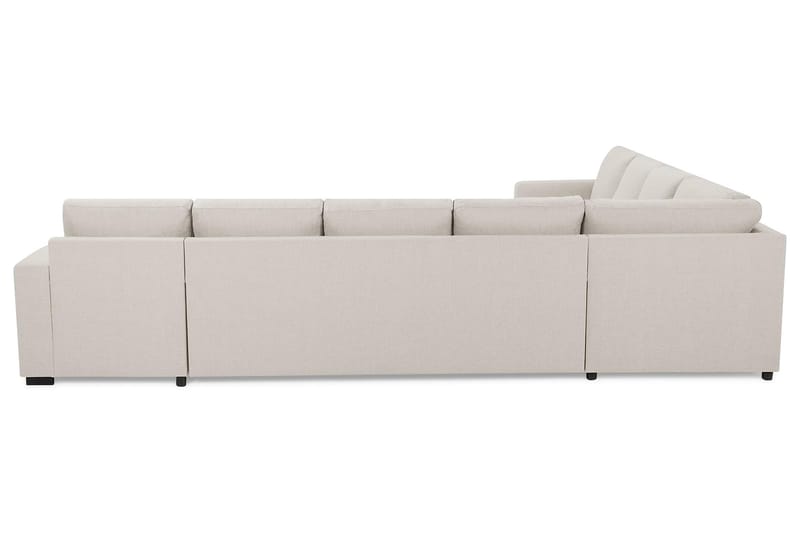 Crazy 7-istuttava Käännettävä U-muotoinen XX-Large Kulmasohva Divaanilla Kankaalla - Beige - Huonekalut - Sohva - Kulmasohva - Kulmadivaanisohva