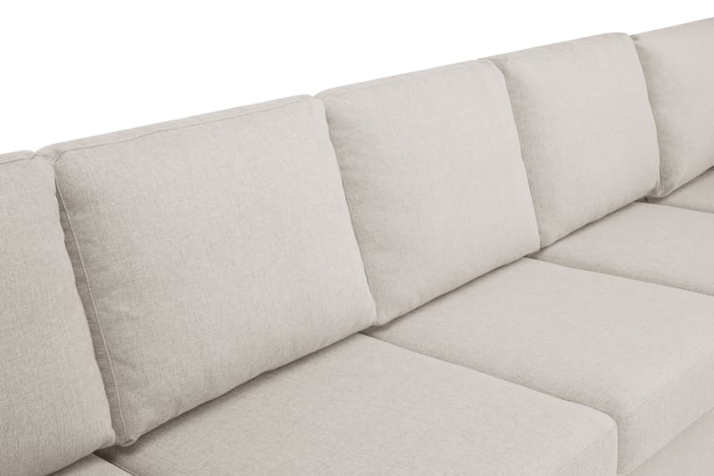 Crazy 7-istuttava Käännettävä U-muotoinen XX-Large Kulmasohva Divaanilla Kankaalla - Beige - Huonekalut - Sohva - Kulmasohva - Kulmadivaanisohva
